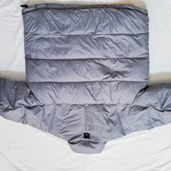 NAUTICA COMPETITION REVERSIBLE YELLOW GRAY BLACK WINTER SNOW DOWN JACKET LARGE - Picture 12 of 12